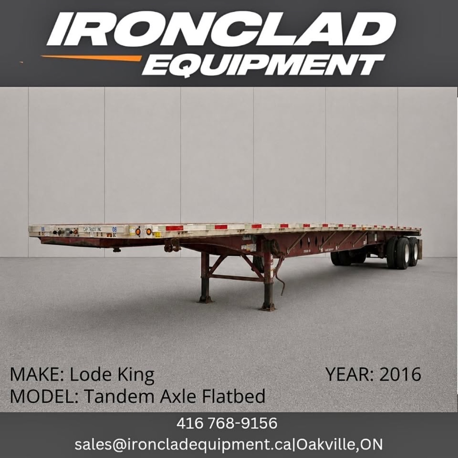 2016 Lode King FLAT BED, photo 1